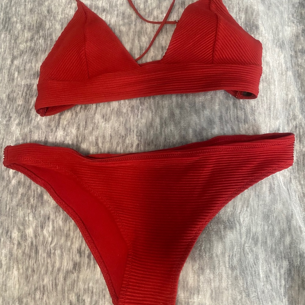 Red bikini